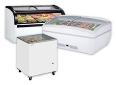 Glass Lid Chest Freezers